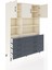 Hyperion Dolap 8 Raflı 8 Çekmeceli 3 Kapaklı 132X44X195 Aytaşı-Aytaşı/antrasit 5