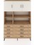Hyperion Dolap 8 Raflı 8 Çekmeceli 3 Kapaklı 132X44X195 Çam-Aytaşı/çam 1