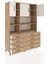 Hyperion Dolap 8 Raflı 8 Çekmeceli 3 Kapaklı 132X44X195 Çam-Aytaşı/çam 5