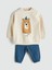 Ayı Baskılı Erkek Bebek Eşofman Takımı (W5) 1