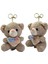 Peluş Ayıcık Anahtarlık Kalpli 12 cm Ithal 12 Adet 2