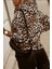 LEOPAR DESENLİ KAPÜŞONLU SWEATSHİRT 2