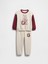 Erkek Bebek Kırmızı Varsity Logo Sweat Set 1