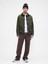 Erkek Haki Relaxed Canvas Barn Ceket 4