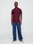 Erkek Bordo Pique Polo Yaka T-Shirt 4