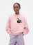 Kız Çocuk Pembe Relaxed Flippy-Sequin Grafikli Sweatshirt 1