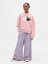 Kız Çocuk Pembe Relaxed Flippy-Sequin Grafikli Sweatshirt 3