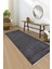Azra Antrasit Yolluk Halı | Yıkanabilir, Kaymaz Taban, Modern Koridor Antre Kilimi 1
