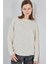 Kadın Bdart Oversize Triko Kazak Krem Doğal 4