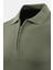 Erkek Fermuarlı Polo Yaka Triko Kazak 5240F BGL-ST04852 4