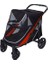 Lvsqvr Eurodog Katlanabilir Köpek Arabası Siyah Kırmızı 112X65X100 cm 1