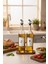 Ahşap Stantlı Zeytinyağı ve Ayçiçek Yağı Için Şık Cam Yağdanlık Seti (2'li) 750 ml 4