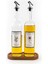 Ahşap Stantlı Zeytinyağı ve Ayçiçek Yağı Için Şık Cam Yağdanlık Seti (2'li) 750 ml 6