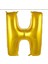 H- Harfi Folyo Balon Gold Rengi 76 cm 1