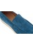 Hakiki Süet Deri Lacivert Loafer Erkek Ayakkabı - Kauçuk Taban - 4154 6