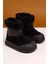 Hanne Siyah Süet Pullu Içi Kürklü Çocuk Bot 3