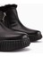 Sora Siyah Kürklü Fermuarlı Kadın Spor Bot 3