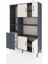 Hyperion Dolap 8 Raflı 4 Çekmeceli 4 Kapaklı 132X44X195 Antrasit-Aytaşı/antrasit 3