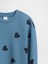 Kız Bebek Mavi Grafik Baskılı Sweatshirt 2