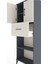 Arges Dolap 3 Raflı Tek Çekmeceli 2 Kapaklı 60X30X163 Antrasit-Aytaşı 5