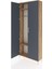 Arges Dolap 2 Raflı 2 Kapaklı Tek Askılı 88X30X221 Çam-Antrasit 4