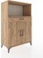 Hyperion Dolap 2 Raflı Tek Çekmeceli 2 Kapaklı 88X44X134 Çam-Çam 2