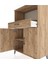 Hyperion Dolap 2 Raflı Tek Çekmeceli 2 Kapaklı 88X44X134 Çam-Çam 5