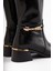 Kamilla Siyah Tokalı Kadın Çizme 5