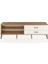 Arges Tv Ünitesi Tek Raflı 2 Çekmeceli 176X30X51 Çam-Çam/aytaşı 1