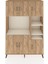 Hyperion Dolap 10 Raflı 6 Kapaklı 132X44X195 Çam-Çam/aytaşı 1