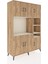 Hyperion Dolap 10 Raflı 6 Kapaklı 132X44X195 Çam-Çam/aytaşı 2