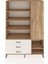 Hyperion Dolap 9 Raflı 3 Çekmeceli Tek Kapaklı 132X44X195 Çam-Çam/aytaşı 1