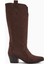 Frida Kahve Süet Western Kadın Çizme 1