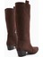Frida Kahve Süet Western Kadın Çizme 5