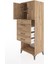 Hyperion Dolap 2 Raflı 3 Çekmeceli 2 Kapaklı 60X44X163 Çam-Çam 4