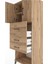 Hyperion Dolap 2 Raflı 3 Çekmeceli 2 Kapaklı 60X44X163 Çam-Çam 5