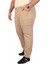 Büyük Beden Klasik 5 Cep Gabardin Pantolon 11915 Bej 6