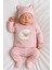 %100 Pamuklu 0-3 Ay Yenidoğan Bebek Hastane Çıkışı 3lü Set 1