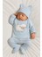 %100 Pamuklu 0-3 Ay Yenidoğan Bebek Hastane Çıkışı 3lü Set 1