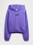 Kadın Açık Lila Relaxed Gap Logo Fleece Sweatshirt 2