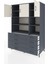 Kronos Dolap 8 Raflı 8 Çekmeceli 3 Kapaklı 132X59X195 Antrasit-Aytaşı/antrasit 3