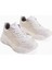 Erla Beyaz Kalın Tabanlı Bağcıklı Kadın Sneakers 1