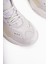 Erla Beyaz Kalın Tabanlı Bağcıklı Kadın Sneakers 3