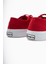 Timon Kırmızı Rahat Taban Keten Sneakers 5