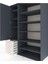 Kronos Dolap 9 Raflı 3 Çekmeceli 3 Kapaklı 132X59X195 Antrasit-Antrasit/aytaşı 4