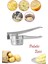 76850 Patates Ezici Paslanmaz Metal Patates Ezici Püre Yapıcı Patates Ezeceği 27CM 1