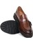 Hakiki Deri Kahverengi Loafer Erkek Ayakkabı Eva Taban - 3280 4