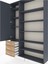 Arges Dolap 9 Raflı 3 Çekmeceli 3 Kapaklı 132X30X195 Antrasit-Antrasit/çam 4