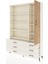 Arges Dolap 8 Raflı 6 Çekmeceli Tek Kapaklı 132X30X195 Aytaşı-Çam/aytaşı 3