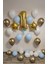 1 Yaş Doğum Günü Folyo Balon Yıldız Set 1